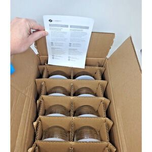 BRAND NEW Libbey Small Glass Bowls With Lids, 6.25 Ounce, Set Of 8, Clear, 3.45